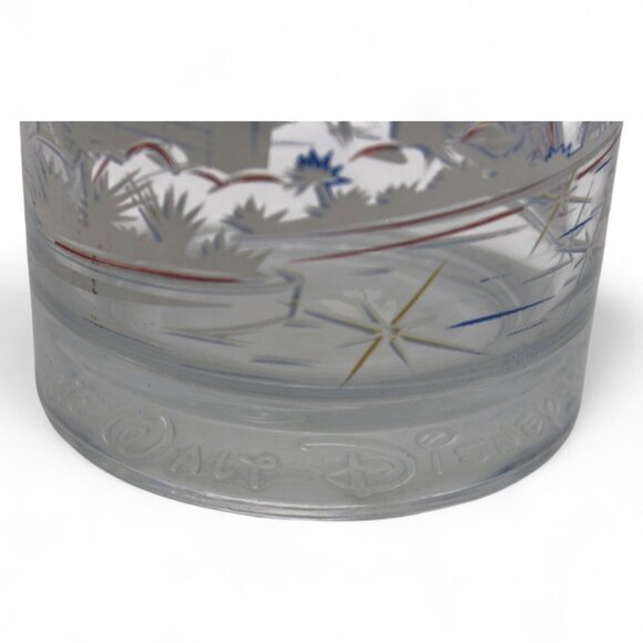 Walt Disney World 25th Anniversary Remember The Magic Glass With Mickey Mouse De - Picture 4 of 5
